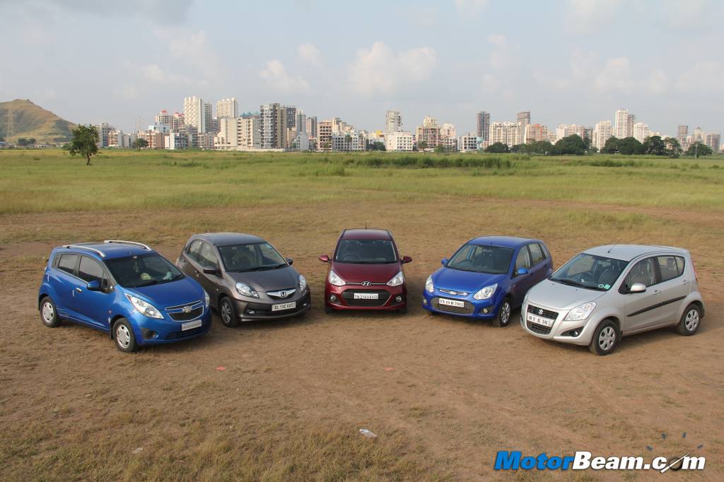 Grand i10 vs Brio vs Figo vs Ritz vs Beat