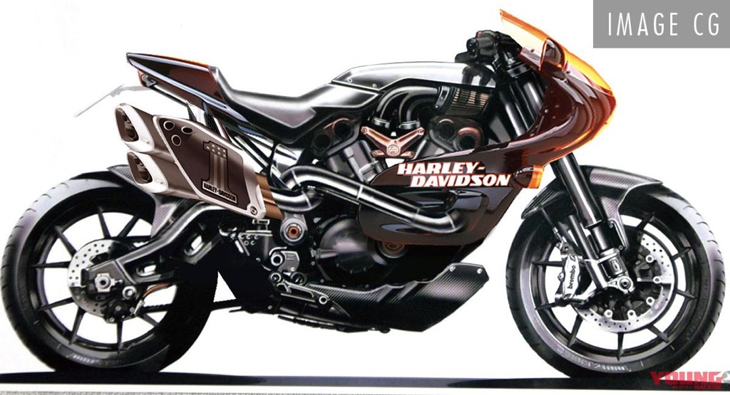 Harley-Davidson Faired Motorcycle Render