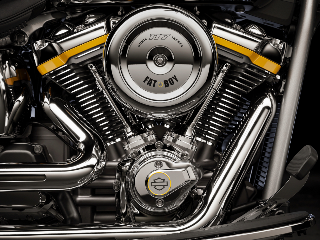 Harley Davidson Fat Boy Gray Ghost gauge