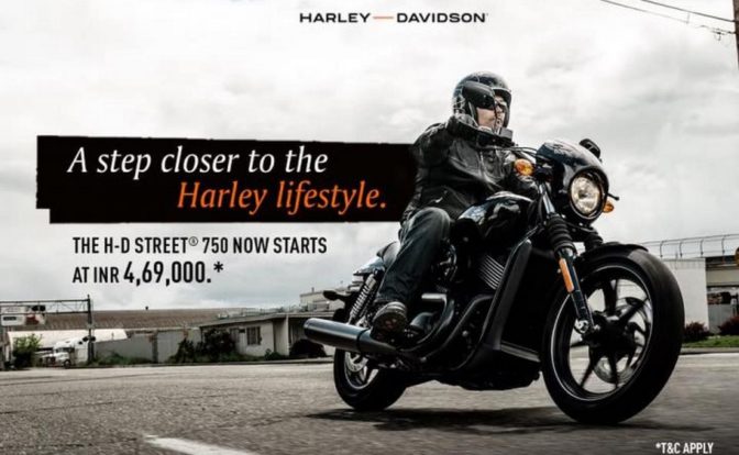 Harley Davidson Street 750 Price Cut