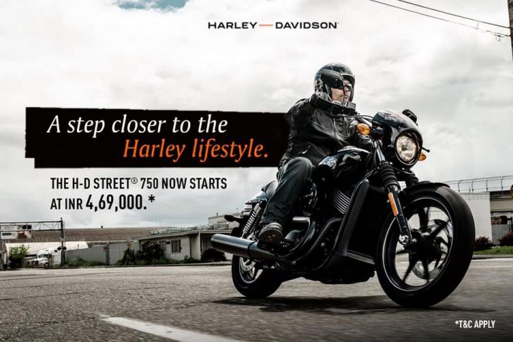 Harley Davidson Street 750 Price Cut