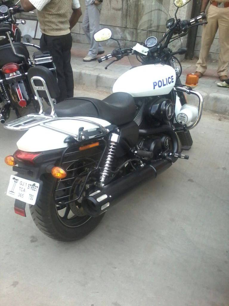Harley Street 750 Gujarat Police Rear