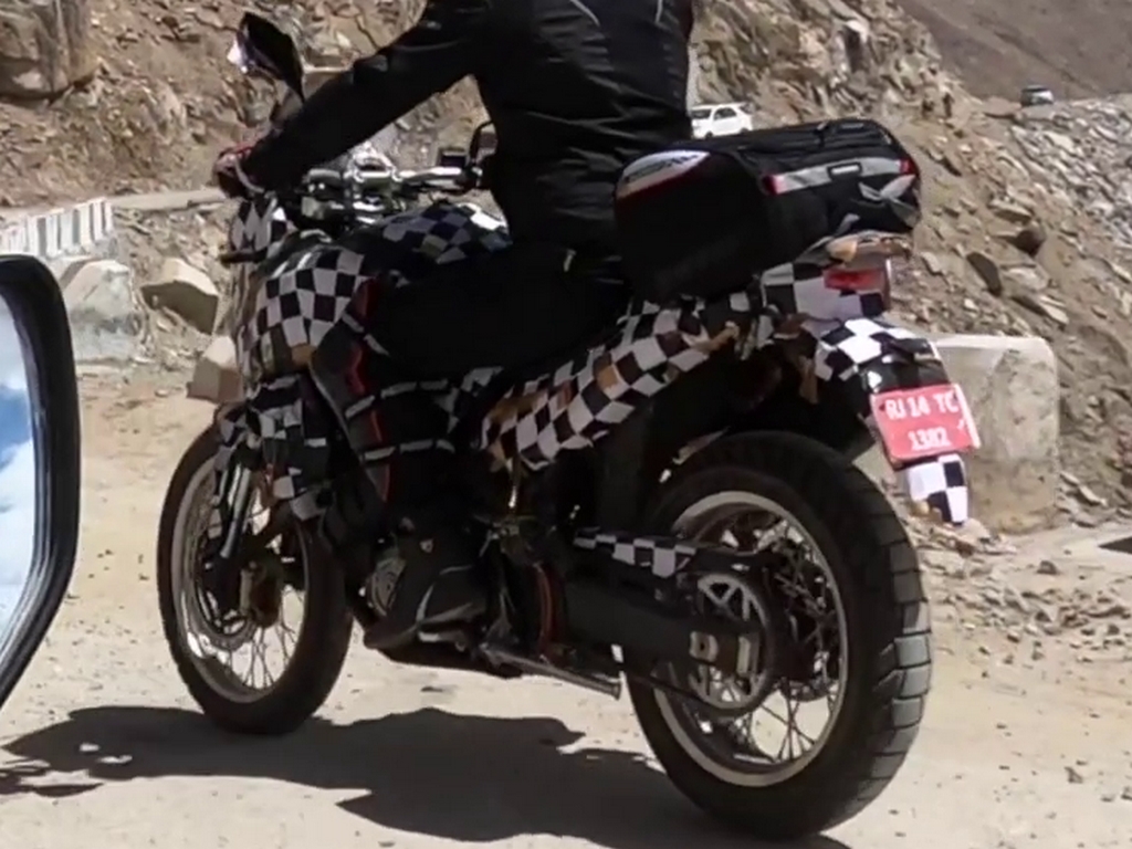 Hero Adventure Bikes Spied Rear