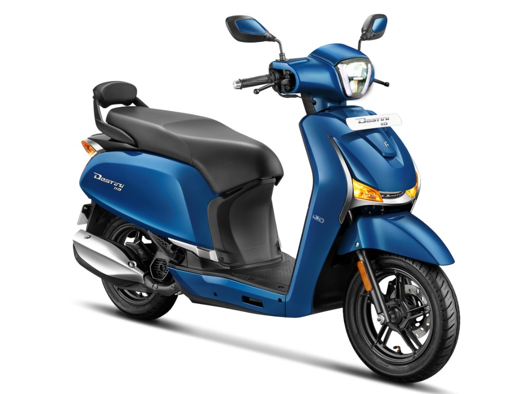 Hero Destini 110 ZX_Nexus Blue front