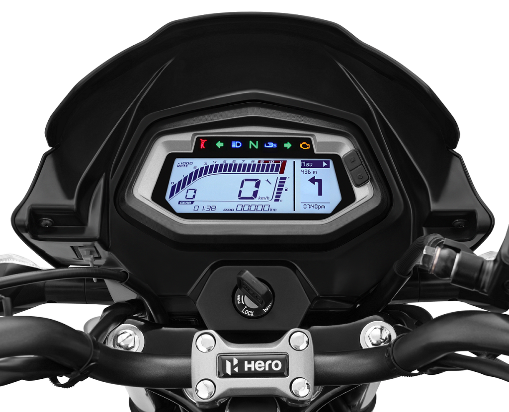 Hero Glamour Xtec Navigation