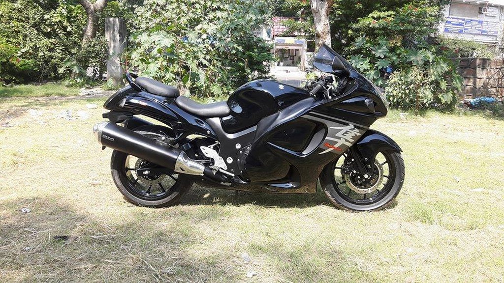 Hero Karizma Turned Hayabusa Side Profile