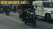 Hero Mavrick 440 Spied