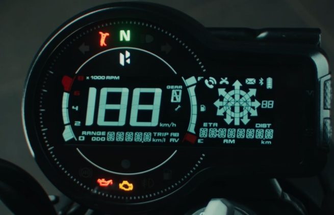 Hero Mavrick Digital Cluster