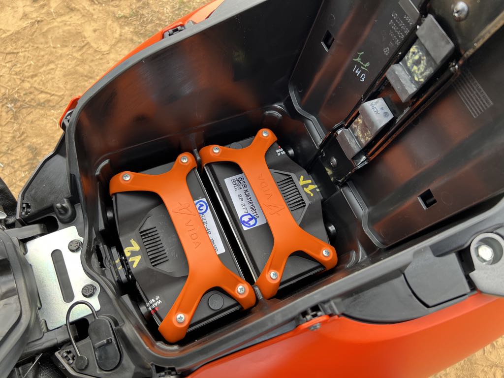Batteries of the scooter