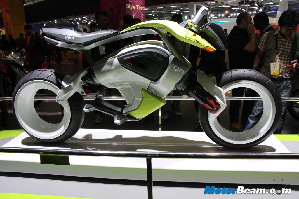 Hero Unveils Ion Hydrogen Fuell Cell Concept At 2014 Auto Expo