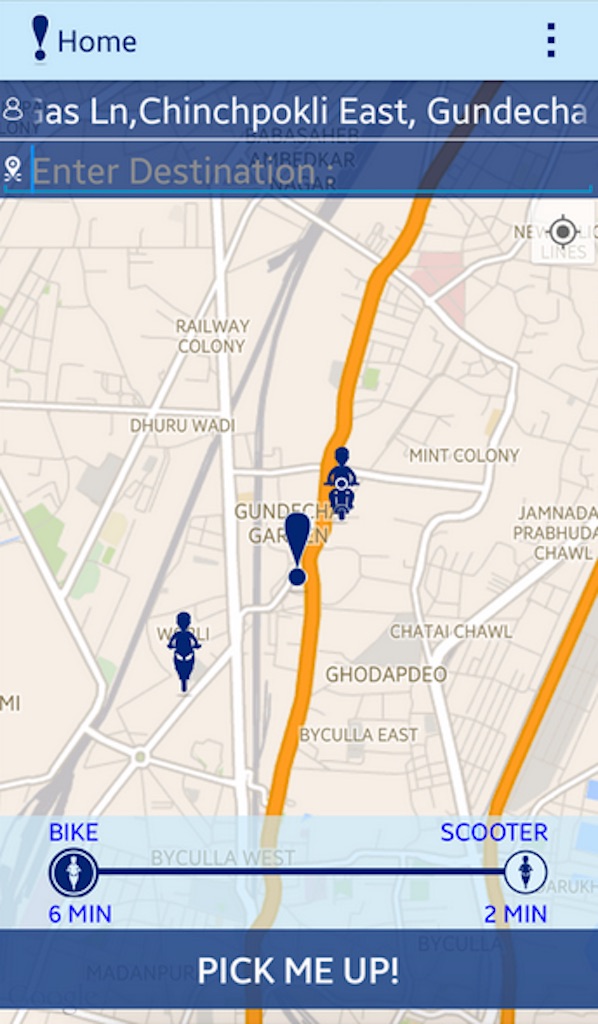 Hey Taxi Two Wheeler Service App