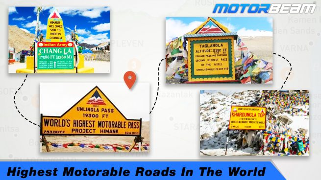 Highest Motorable Roads In The World