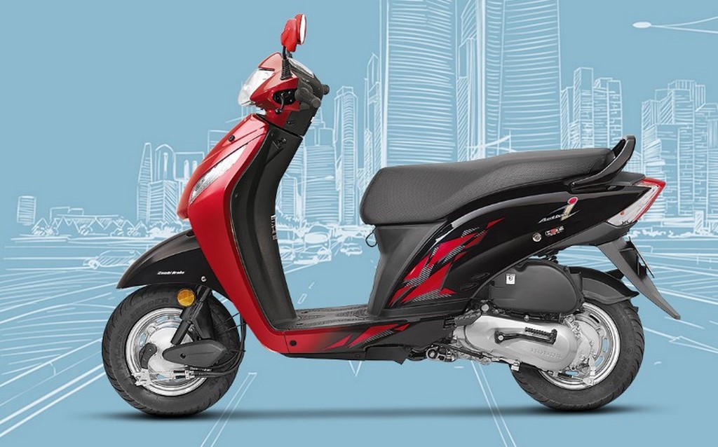Honda Activa i BSIV Launched Red