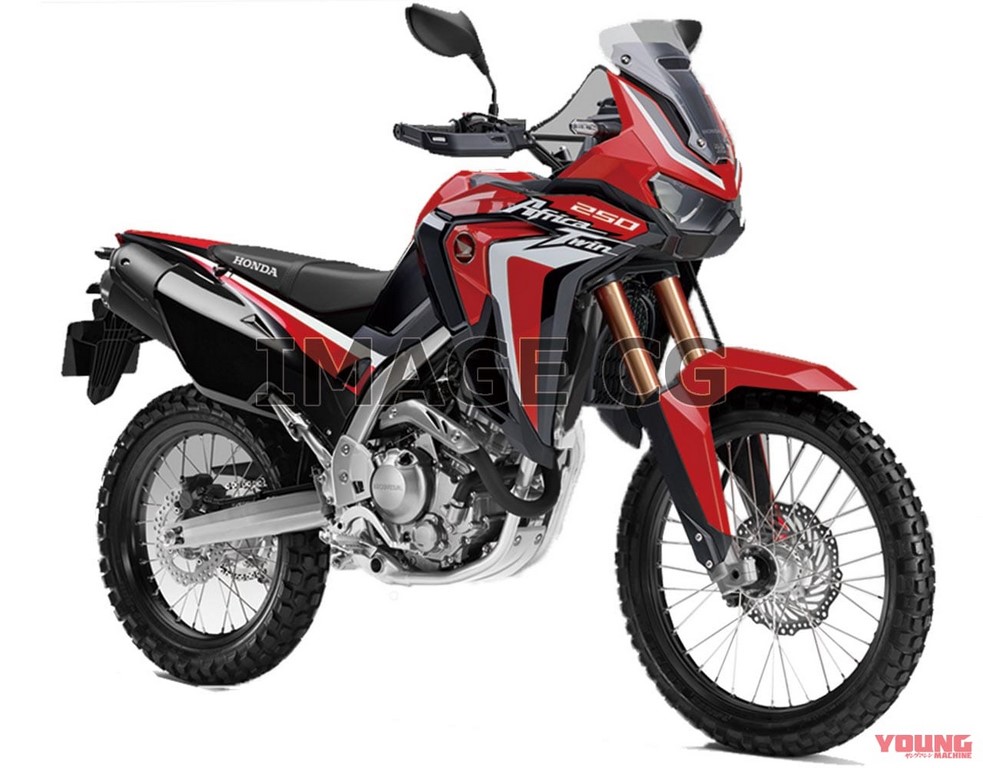 Honda Africa Twin 250 Rendering