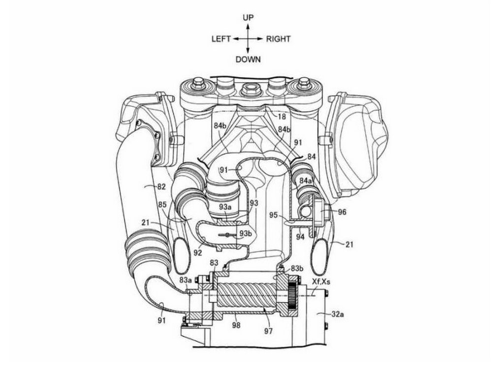 Honda Africa Twin Turbo Patent