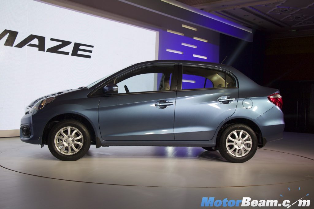Honda Amaze Facelift Side