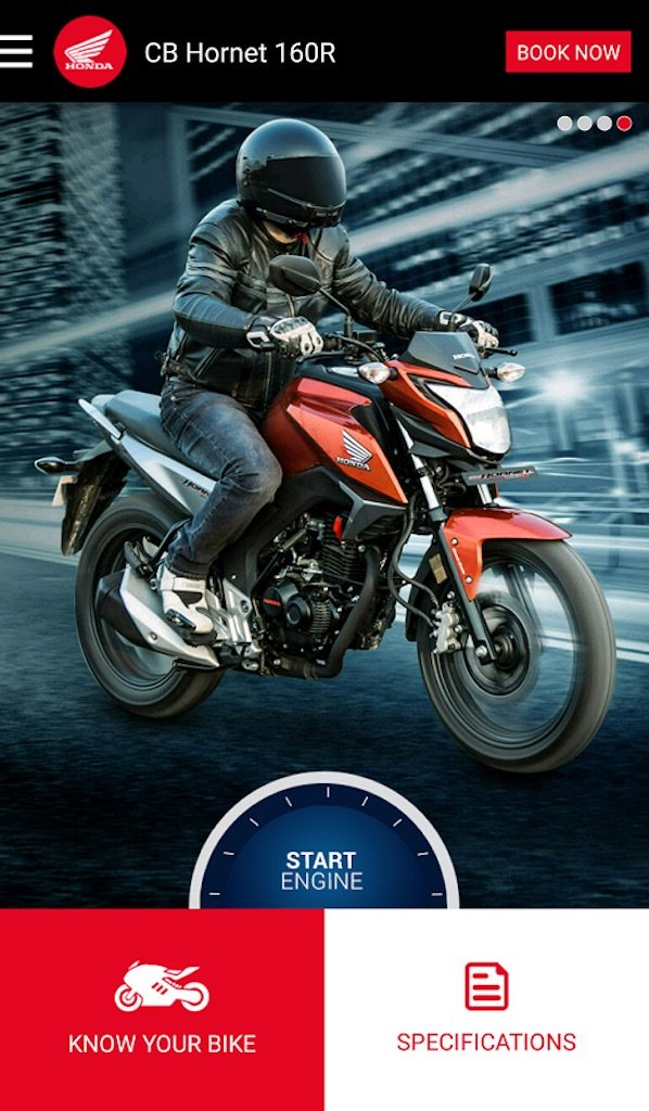 Honda CB Hornet 160R Mobile App