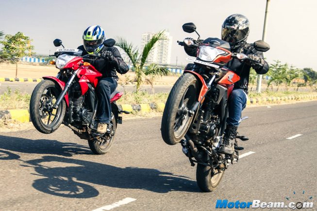 Honda CB Hornet 160R vs Suzuki Gixxer