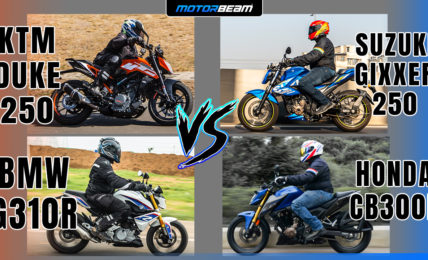 Honda CB300F vs KTM Duke 250 vs BMW G310R vs Suzuki Gixxer 250