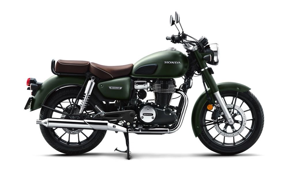 Honda CB350 Matte Marshal Green Metallic