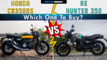 Honda CB350RS vs Royal Enfield Hunter 350 Comparison Video