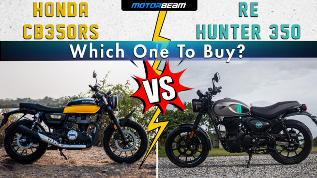 Honda CB350RS vs Royal Enfield Hunter 350 Comparison Video