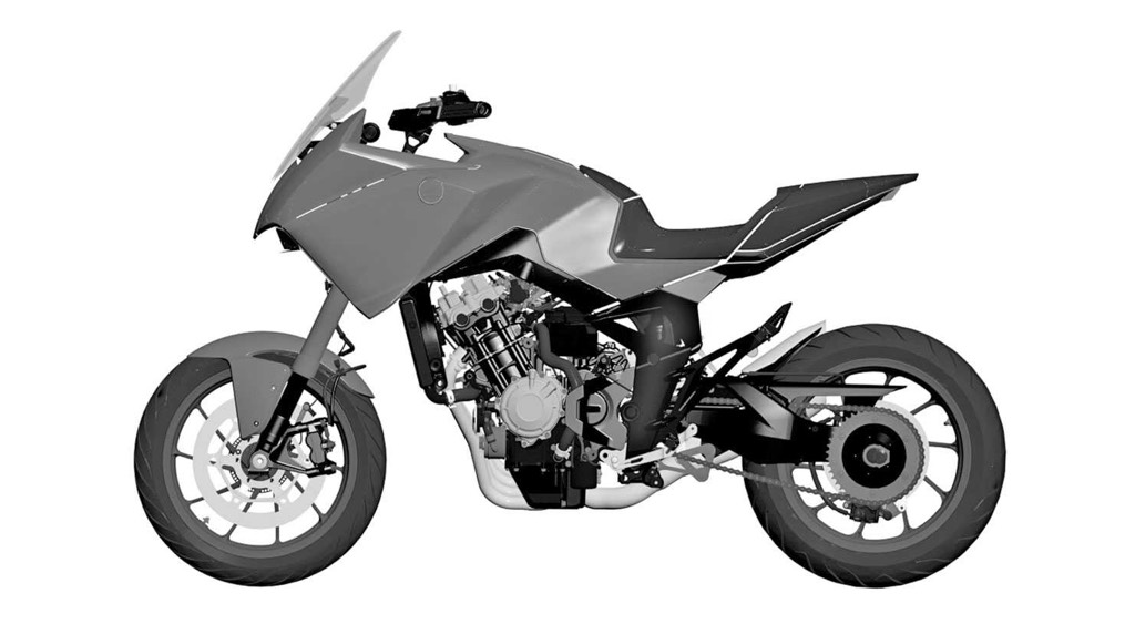 Honda CB4X Patent