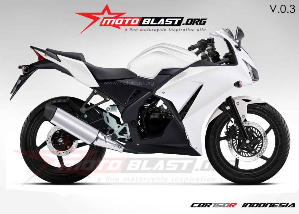 Honda CBR150R Side Rendering