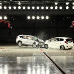 Honda CR-V vs Fit Crash