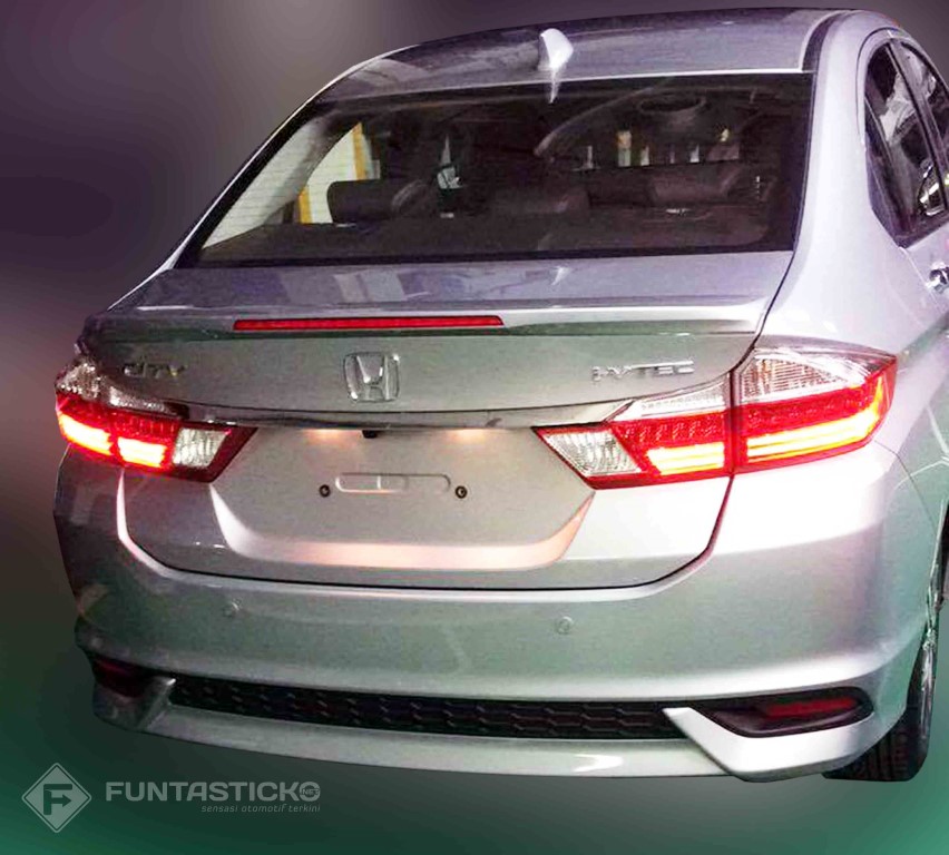 Honda City Facelift Image Rear