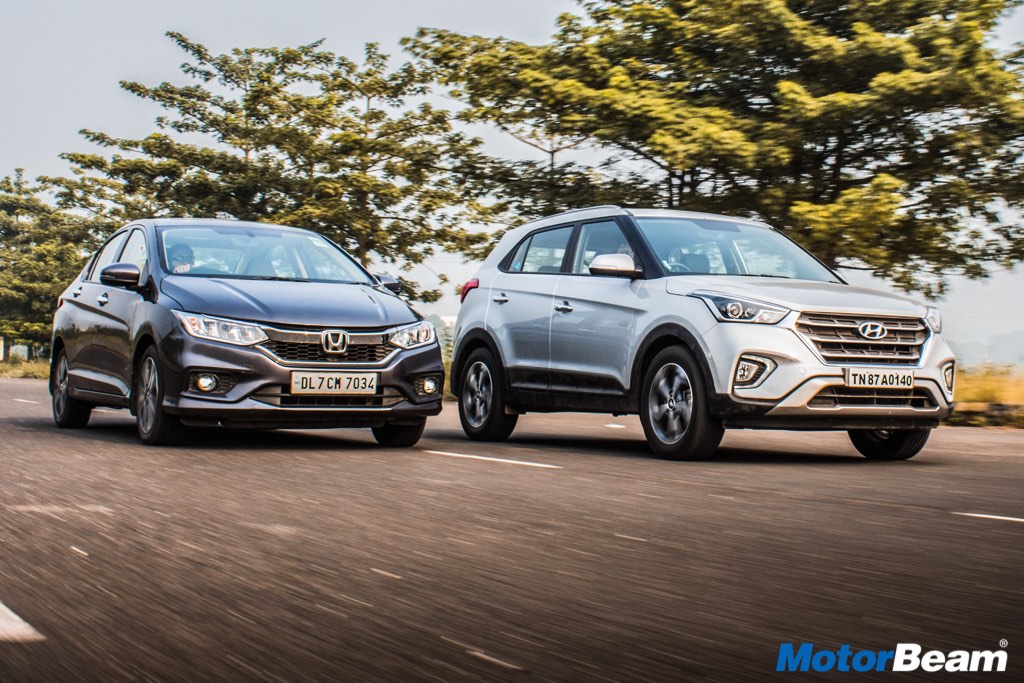 Honda City vs Hyundai Creta Video Shootout