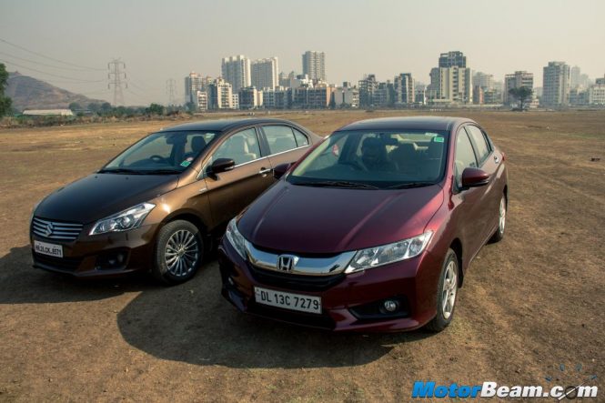 Honda City vs Maruti Ciaz Video