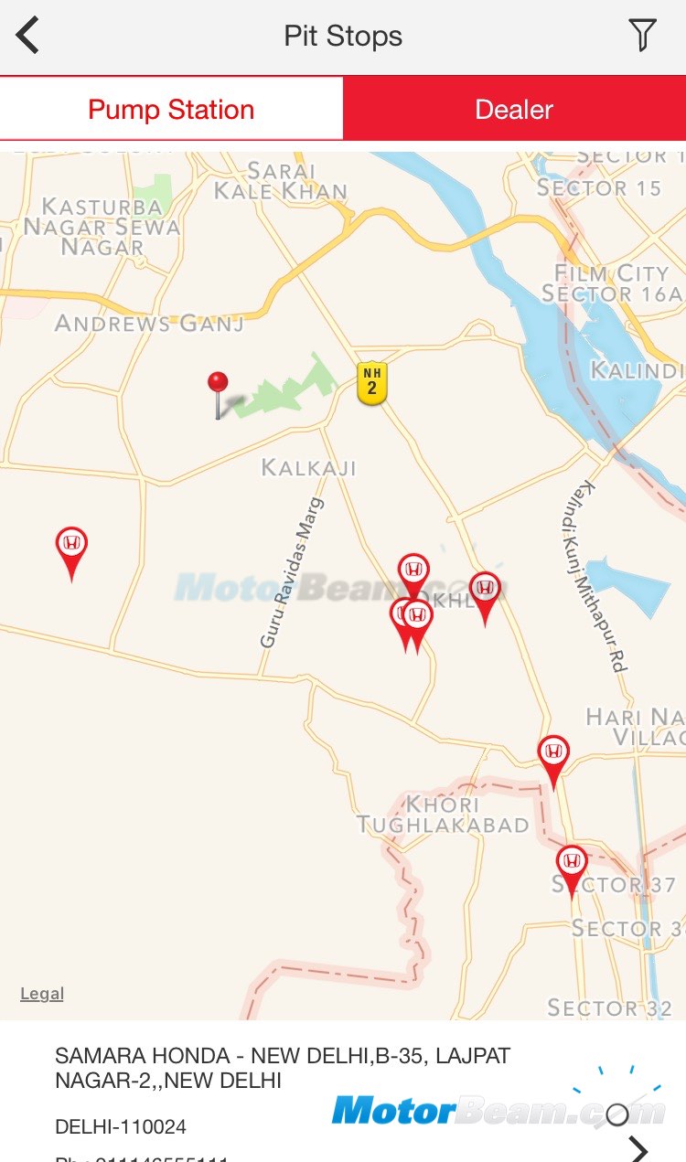 Honda-Connect-Location