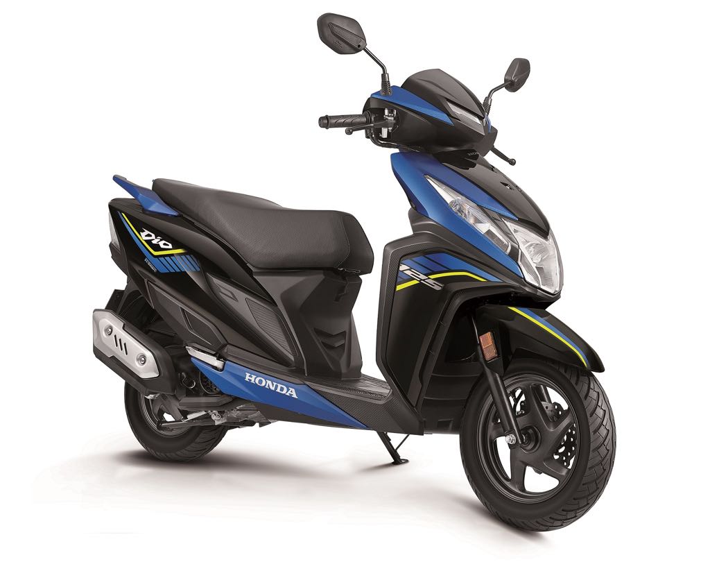 Honda Dio 125 Mat Marvel Blue Metallic