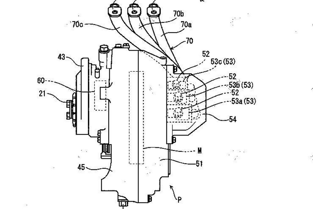 Honda Electric Motorcycle Patent 2