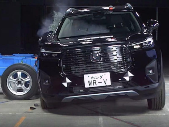 Honda Elevate crash test Front