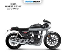 Honda H'ness CB350 RS Cafe Racer Render