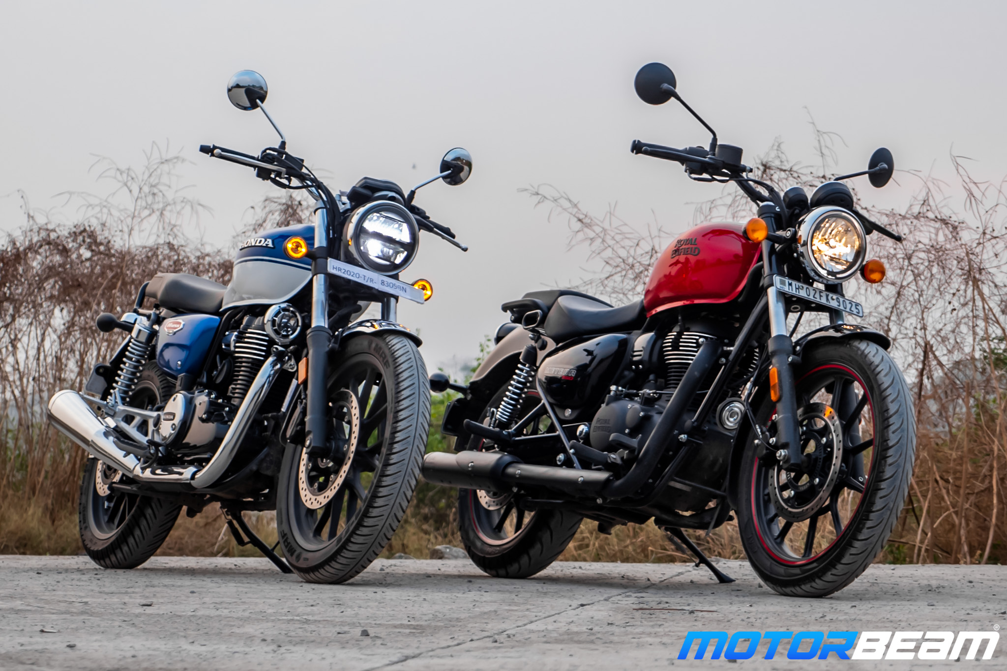 Honda Hness CB350 vs Royal Enfield Meteor 350 Comparison 7