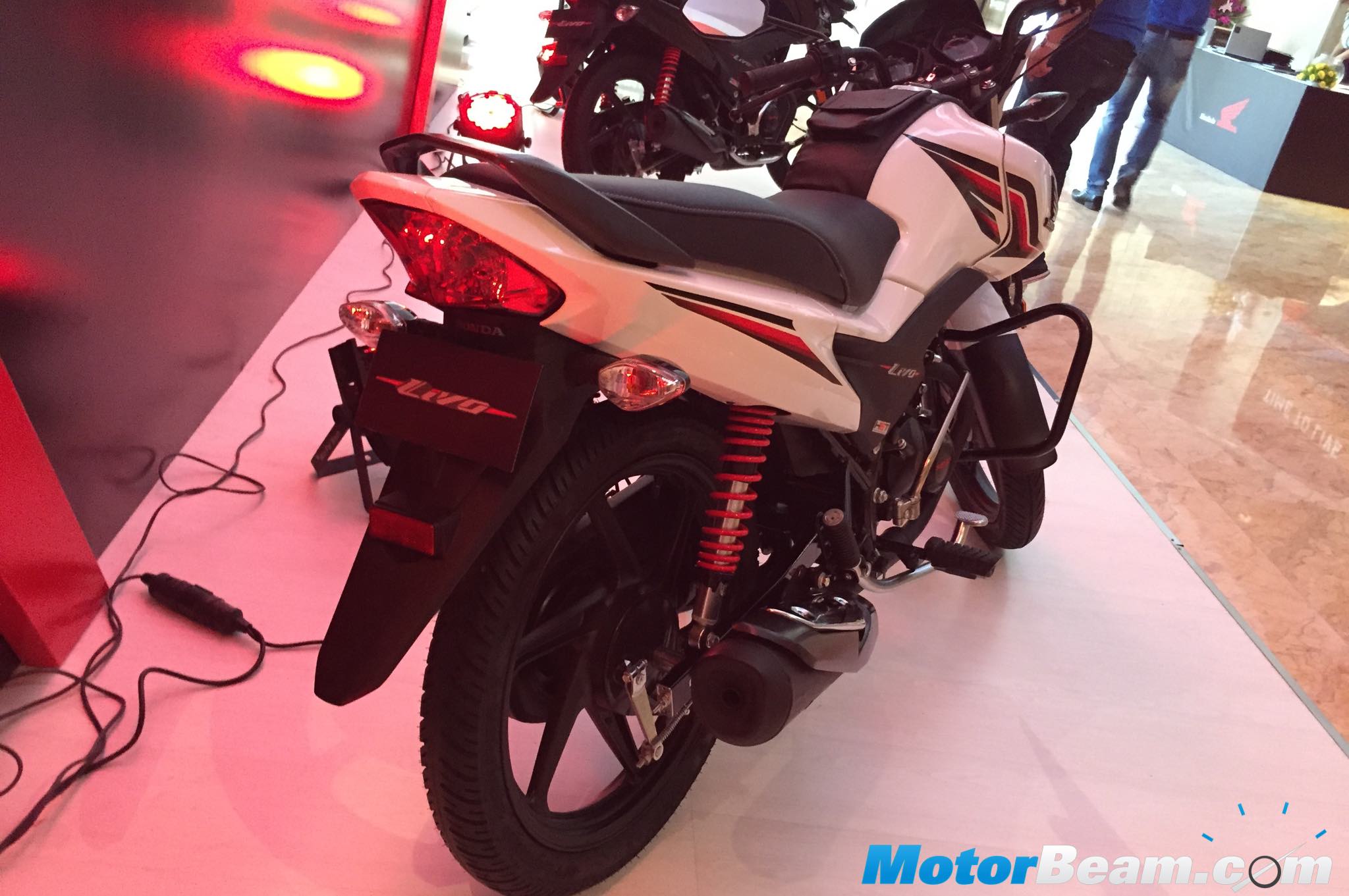 Honda Livo White Rear