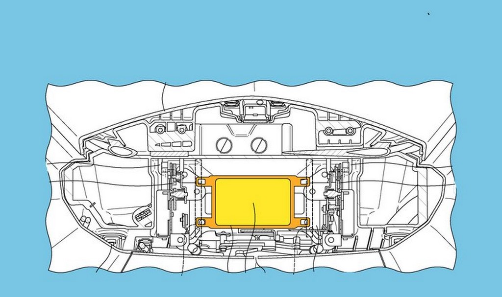Honda Rear-Facing Radar Tech Goldwing Top Box