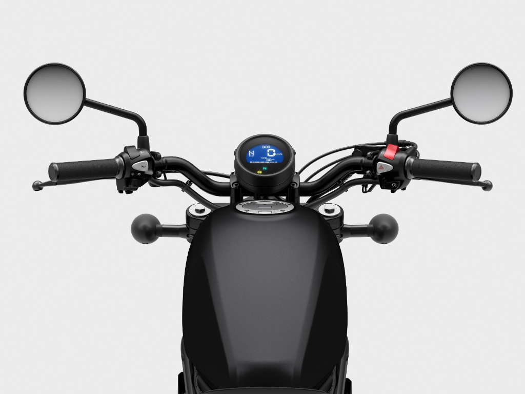 Honda Rebel 500 rider triangle