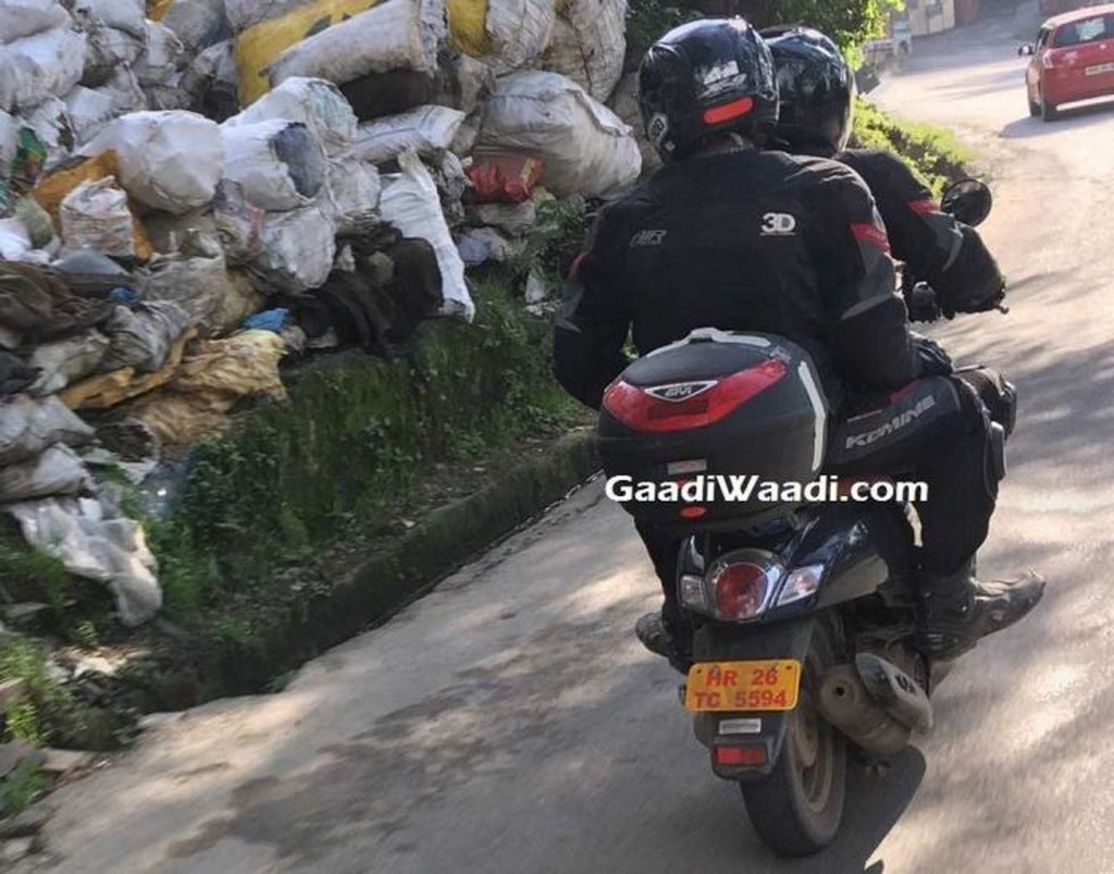 Honda Scoopy Rear Spied