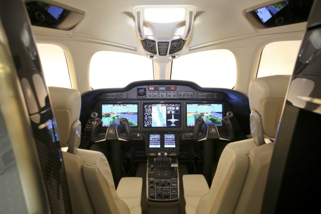 HondaJet Aircraft Cockpit