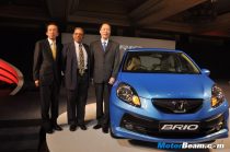 Honda Brio India Launch