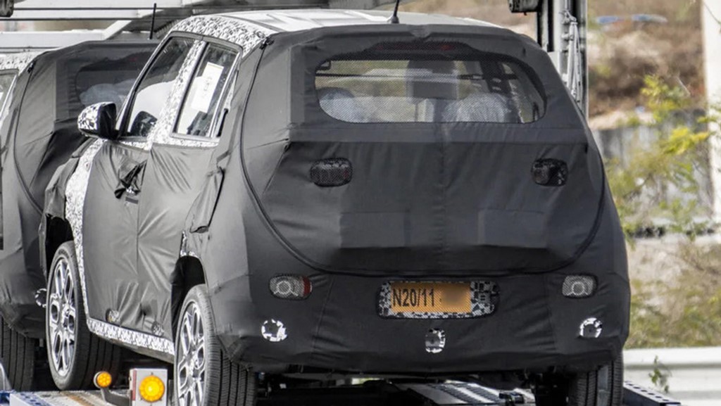 Hyundai AX1 Micro SUV Spied Rear
