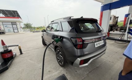 Hyundai Alcazar Delhi Jaipur Travelogue Fuel