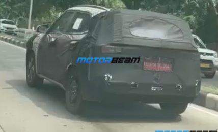 Hyundai Alcazar Facelift Spotted