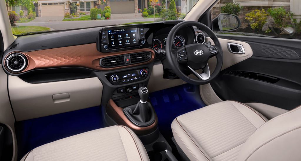 Hyundai Aura Facelift Interior