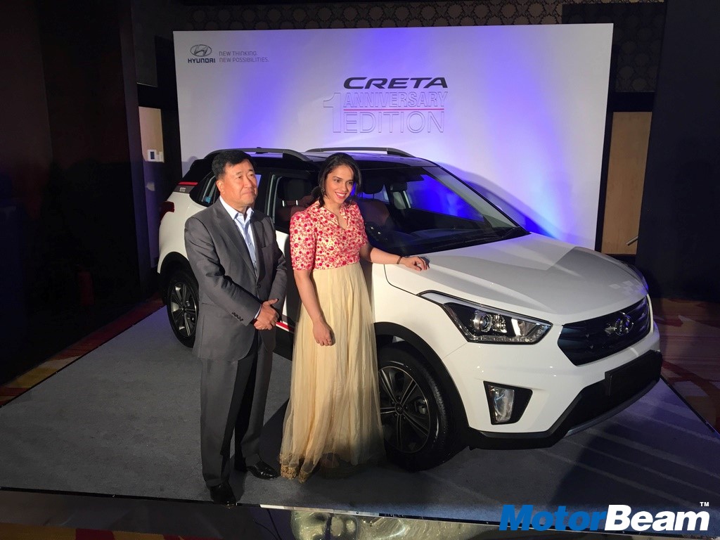 Hyundai Creta Anniversary Saina Nehwal