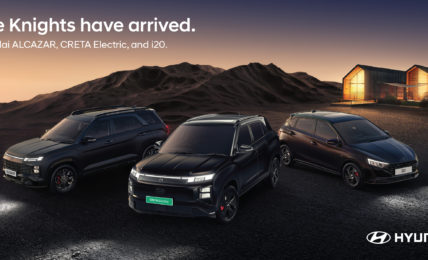 Hyundai Creta Electric, Alcazar, i20 Knight Editions front